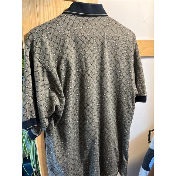 VTG Steve Stricker Fairway Sport Polo 100% Cotton Mens M Short Sleeve Geometric - Picture 6 of 7
